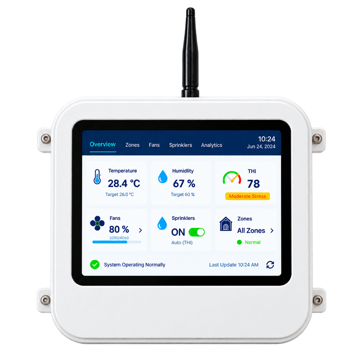 wiCool touchscreen climate control hub